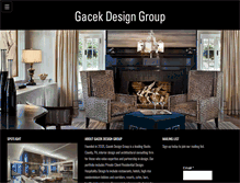 Tablet Screenshot of gacekdesign.com